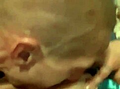 Hoss competes in an eating challenge with Midnightrose, incorporating licking techniques and toy elements for added fun.