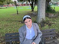 Student meets stranger on the street in natismiam adventure