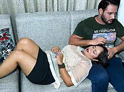 Step sister seduces her step brother with a wink 😉