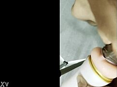 i-i jerking extreme with fleshlight, feeling so intense.