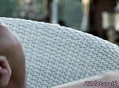 European babe gets pussyfucked by her lover