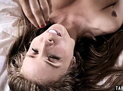 dude hammered and creampied girlfriend and she plays with it 😏