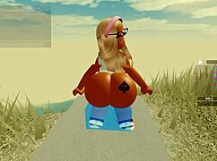84 Roblox Porn: Anal Assfucking With Big Tits Blonde