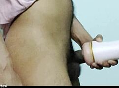 i-i jerking extreme with fleshlight, feeling so intense.