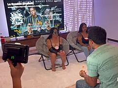 swinger couples sharing their first real partner swap in a group casting interview