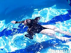 Underwater Jessica Bunny Swimming Pool