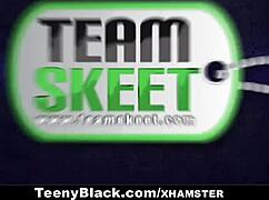 Teenyblack - Natural Ebony Gets Fucked Hard