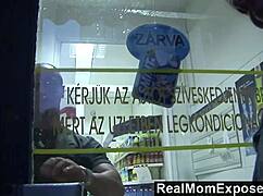 exposed: milf's blowjob payment to cashier in store