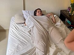 afternoon surprise for a couple kissing