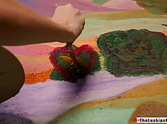 Never thought my big tits BFF's black pussy tastes so good