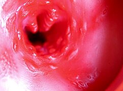 A Big Red Cock Inside a Juicy Hole Can Give Sperm at Any Moment