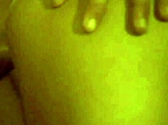 busty girlfriend gets pussy licked in sauna