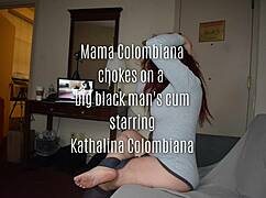 mama colombiana bred by big black american man?