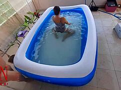 Breeth pause underwater domination rough sex nudist regina noir swimming sucks and fucks in the swimming pool c1