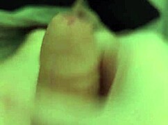 Relaxing masturbation with big homemade cock