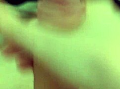 Relaxing masturbation with big homemade cock