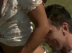 Sandra Romain fucking outdoors like a wild cougar 😈