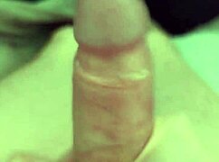 Relaxing masturbation with big homemade cock