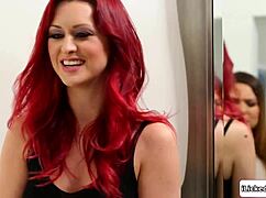 big tits lesbian milf agent facesitting petite teen client