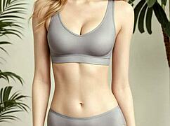 ai generated women's lingerie catalog for cute models