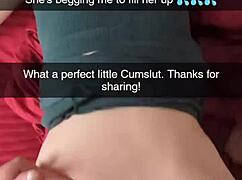 Cheating milf wife bent over doggystyle, bred creampied snapchat compilation