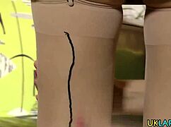 mature european milf in stockings gets fingered and licked intimately