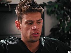 Busty Shemale Coach Brittney Kade Yearns for Player's Thick Cock Bareback