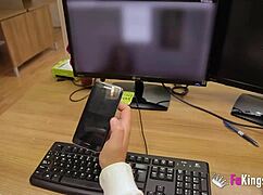 hot busty colombian broad desperate for dick eating job