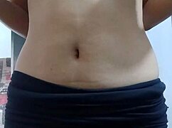 innocent latina teen's perfect curvy big tits spied on hidden cam