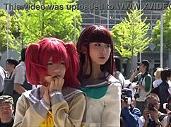 i love doing love live sunshine cosplay its so fun and cute