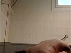 french housewife bound in bdsm autoseance takes belt humiliation spanking