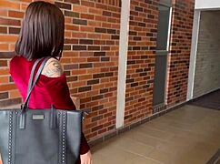 Katty Gags on Cock Then Gets Bent Over for Rough Public Anal Creampie in Bucaramanga!