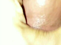 Jumbo Cup Handjob Sprays Cum All Over Silicone Tits