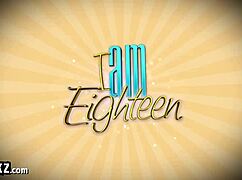 first time teen chokes gags on cock then goes insane fucking