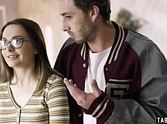 Perv Superstar Ravages Timid Teen Reporter Aften Opal