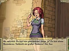 Visual novel gameplay explores innocent witches 4 student or principal