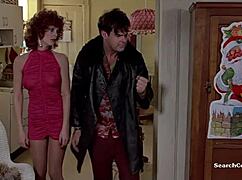 Jamie Lee Curtis Hides Sultry Big Tits and Blowjob Tease in Trading Places 1983