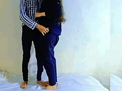 Indian virgin schoolgirl loses it to boyfriend's cock first time kissing romantic fuck!