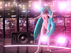 wanna see hatsune miku nude mod in full bunny costume with big tits and ass?