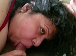 Mmm this mature bbw latina wife sucks cock so sloppy yummy 😘