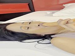 after exhausting day i sneak home for frantic clit-rubbing release