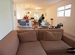 i couldnt help it had sneaky sex with hot latina cleaner an her coworker busted us bad