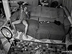 hey you see that security cam catching a brazilian brunette nerd couple banging on the beach?