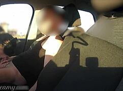 stranger spies wife slurping stranger cock in school parking car