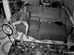 hey you see that security cam catching a brazilian brunette nerd couple banging on the beach?