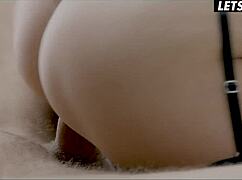 two hotties nataly and casdey can't resist seducing this big dick stud for steamy threeway action