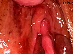 so this amateur asian milf's shaved pussy looks pink 132 days post virginity loss up close