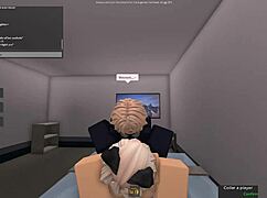 yo blonde roblox cat girl goes wild fucking blondie's huge cock nonstop