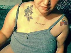 a thick babe folding laundry gets surprised and pounded hard by her partner