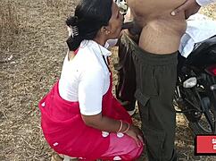 indian horny couple sneaks outdoor fuck passion exploding everywhere